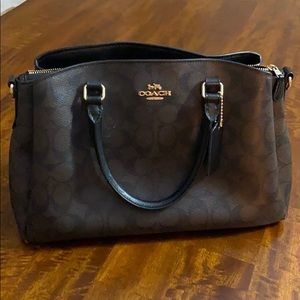 Authentic coach brown bag